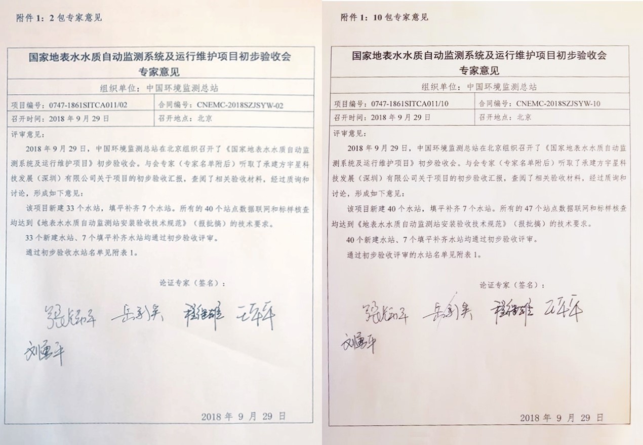 “高标准、严要求”—3377体育全资子公司宇星科技顺利通过国家水站项目初验